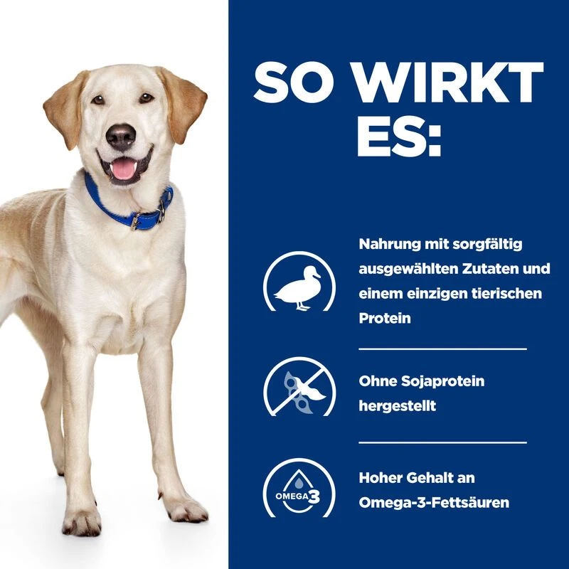 Hills D/d Hund Trockenfutter Bei Unverträglichkeiten 4 Kg Trockenfutter Für Hunde 5 Hills D/d Hund Trockenfutter Bei Unverträglichkeiten 4 Kg Trockenfutter Für Hunde – Bild 3