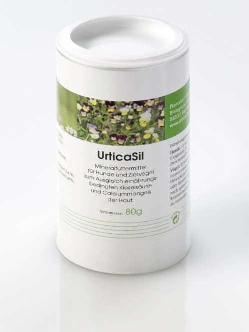 PlantaVet UrticaSil Mineralfutter Für Hautstoffwechsel 500 G Pulver Dose 4 PlantaVet UrticaSil Mineralfutter Für Hautstoffwechsel 500 G Pulver Dose – Bild 2