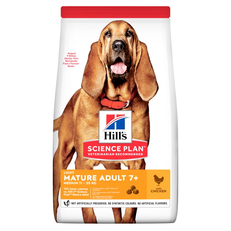 Hills Science Plan Canine Light Mature Adult 7+ Medium Mit Huhn Trockenfutter 14 Kg Trockenfutter 3 Hills Science Plan Canine Light Mature Adult 7+ Medium Mit Huhn Trockenfutter 14 Kg Trockenfutter