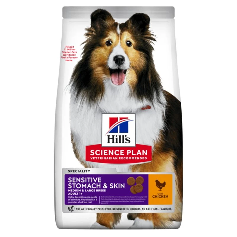 Hills Science Plan Canine Adult Sensitive Stomach & Skin Mit Huhn Trockenfutter 14 Kg Trockenfutter 3 Hills Science Plan Canine Adult Sensitive Stomach & Skin Mit Huhn Trockenfutter 14 Kg Trockenfutter