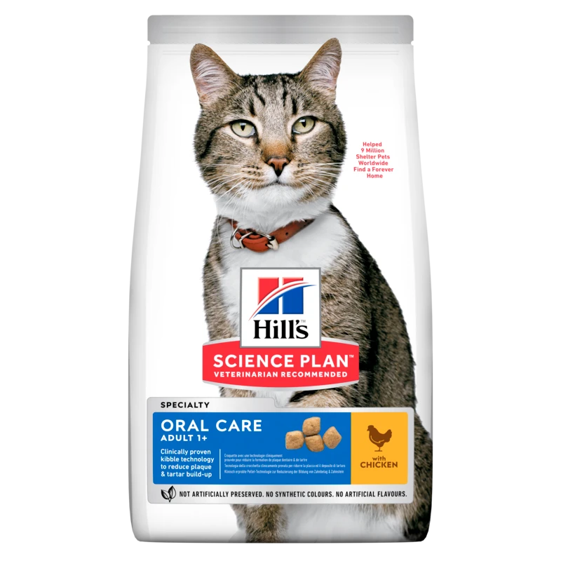 Hills Science Plan Feline Adult Oral Care Trockenfutter Mit Huhn 1,5 Kg Trockenfutter Für Katzen 3 Hills Science Plan Feline Adult Oral Care Trockenfutter Mit Huhn 1,5 Kg Trockenfutter Für Katzen