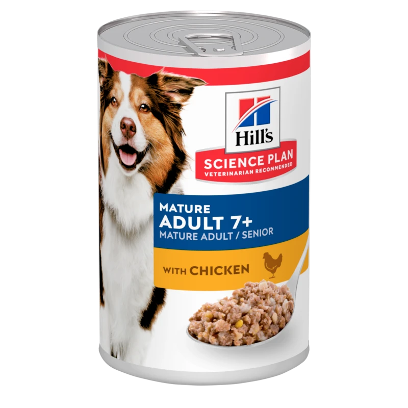 Hills Science Plan Canine Mature Adult 7+ Hund Huhn Dosenfutter 12 X 370 G Dosenfutter Mit Huhn 3 Hills Science Plan Canine Mature Adult 7+ Hund Huhn Dosenfutter 12 X 370 G Dosenfutter Mit Huhn