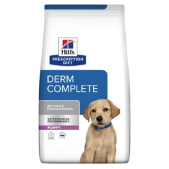 Hills Hils Prescription Diet Derm Complete Puppy Mit Reis Und Ei Trockenfutter Für Hunde 1,5 Kg Trockenfutter