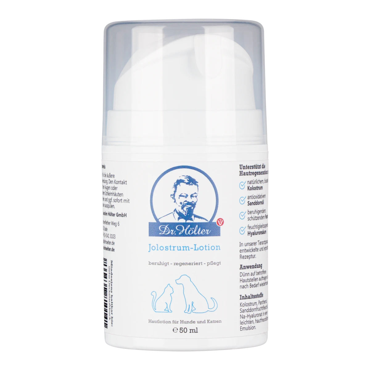 Dr. Hölter Jolostrum Lotion Hautpflege Jolostrum Lotion Hund + Katze 50ml 6 Dr. Hölter Jolostrum Lotion Hautpflege Jolostrum Lotion Hund + Katze 50ml – Bild 4