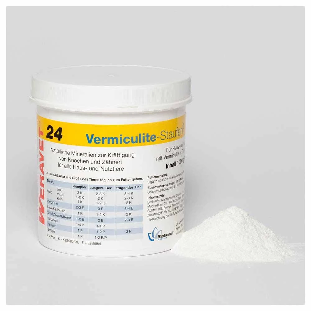 Biokanol Vermiculite-Staufen Für Hund Und Katze 100 G Dose 4 Biokanol Vermiculite-Staufen Für Hund Und Katze 100 G Dose – Bild 2