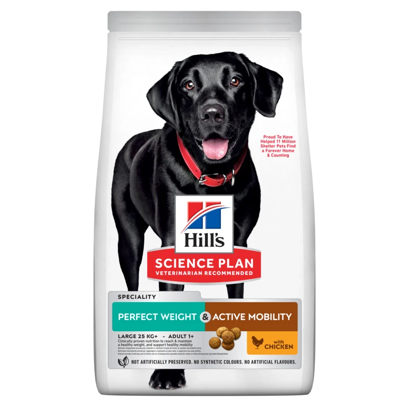 Hills Science Plan Canine Perfect Weight + Active Mobility Adult Large Breed Trockenfutter 12 Kg Huhn Trockenfutter 3 Hills Science Plan Canine Perfect Weight + Active Mobility Adult Large Breed Trockenfutter 12 Kg Huhn Trockenfutter