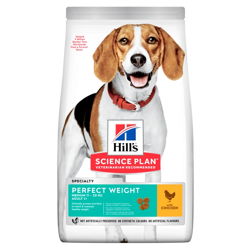 Hills Science Plan Canine Perfect Weight Adult Medium Trockenfutter 12 Kg Trockenfutter Mit Huhn 3 Hills Science Plan Canine Perfect Weight Adult Medium Trockenfutter 12 Kg Trockenfutter Mit Huhn