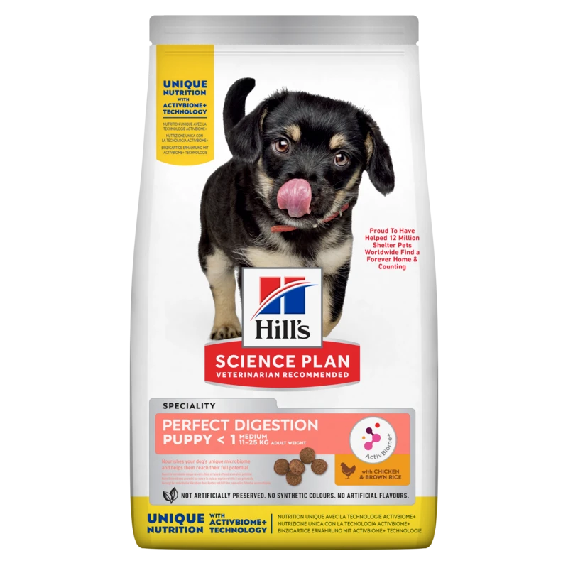 Hills Science Plan Canine Perfect Digestion Puppy Medium Trockenfutter 14 Kg Huhn & Reis Trockenfutter Für Hunde 3 Hills Science Plan Canine Perfect Digestion Puppy Medium Trockenfutter 14 Kg Huhn & Reis Trockenfutter Für Hunde