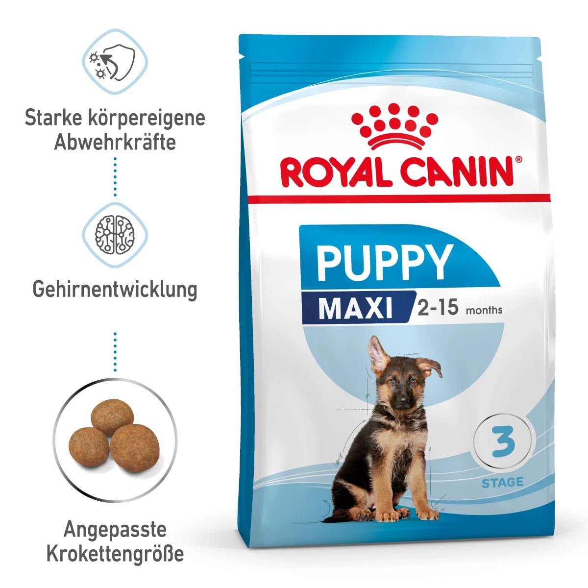 Royal Canin Maxi Puppy Für Welpen Großer Rassen 4 Kg Trockenfutter Für Hunde 3 Royal Canin Maxi Puppy Für Welpen Großer Rassen 4 Kg Trockenfutter Für Hunde – Bild 2