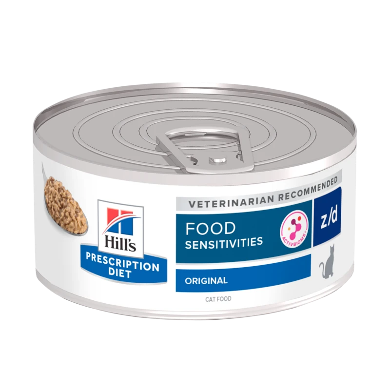 Hills Z/D Mit ActivBiome+ Dosenfutter Für Katzen Mit Allergien 24 X 156 G Nassfutter In Dosen 3 Hills Z/D Mit ActivBiome+ Dosenfutter Für Katzen Mit Allergien 24 X 156 G Nassfutter In Dosen
