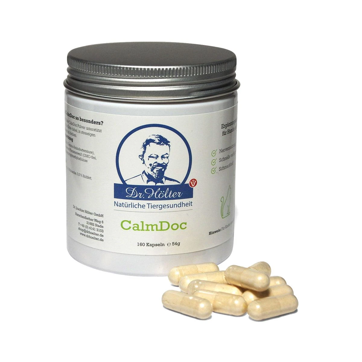 Dr. Hölter CalmDoc Nervennahrung Für Hund Und Katze 90 Kapseln CalmDoc 3 Dr. Hölter CalmDoc Nervennahrung Für Hund Und Katze 90 Kapseln CalmDoc