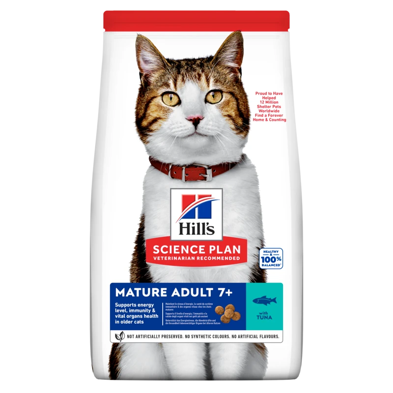 Hills Science Plan Feline Mature Adult 7+ Trockenfutter Für Katzen 10 Kg Huhn Trockenfutter 3 Hills Science Plan Feline Mature Adult 7+ Trockenfutter Für Katzen 10 Kg Huhn Trockenfutter