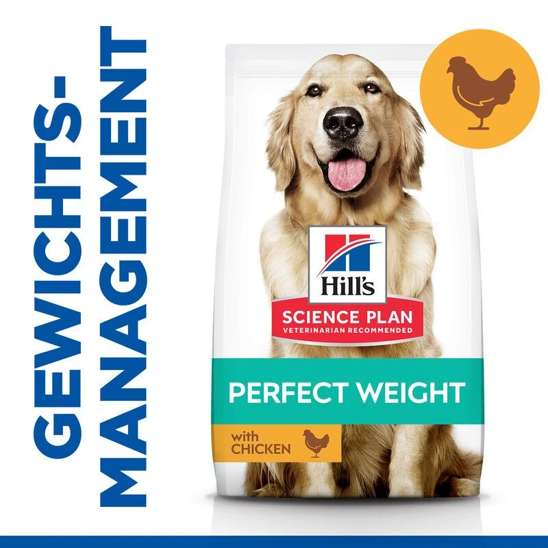 Hills Science Plan Canine Adult Perfect Weight Large Breed Trockenfutter 12 Kg Trockenfutter Mit Huhn 4 Hills Science Plan Canine Adult Perfect Weight Large Breed Trockenfutter 12 Kg Trockenfutter Mit Huhn – Bild 2