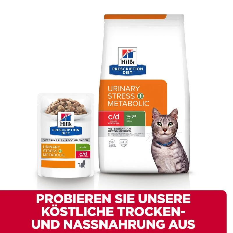 Hills Prescription Diet Feline C/d Multicare Urinary Stress + Metabolic Frischebeutel Für Katzen 12 X 85 G Frischebeutel 7 Hills Prescription Diet Feline C/d Multicare Urinary Stress + Metabolic Frischebeutel Für Katzen 12 X 85 G Frischebeutel – Bild 6