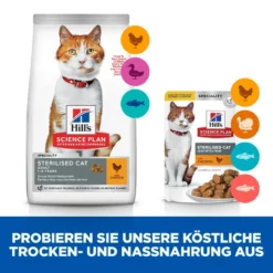 Hills Science Plan Feline Sterilised Cat Adult Huhn Trockenfutter 10 Kg Huhn Trockenfutter -Deutschland Kuschel Pet Verkaufs-Shop yJMlZIeXEIPt 52742035994 5